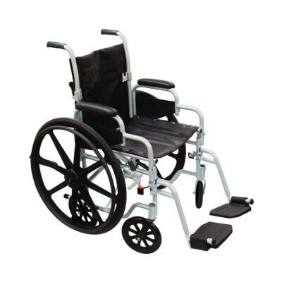 Poly Fly manual wheelchair in black
