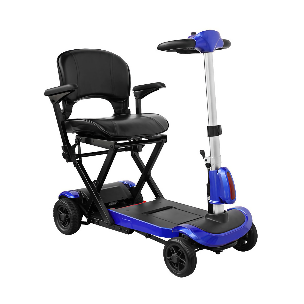 ZooMe mobility scooter with blue accents