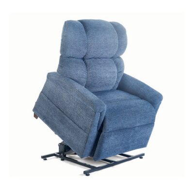 Golden Maxicomforter 535 lift chair in Oxford blue fabric