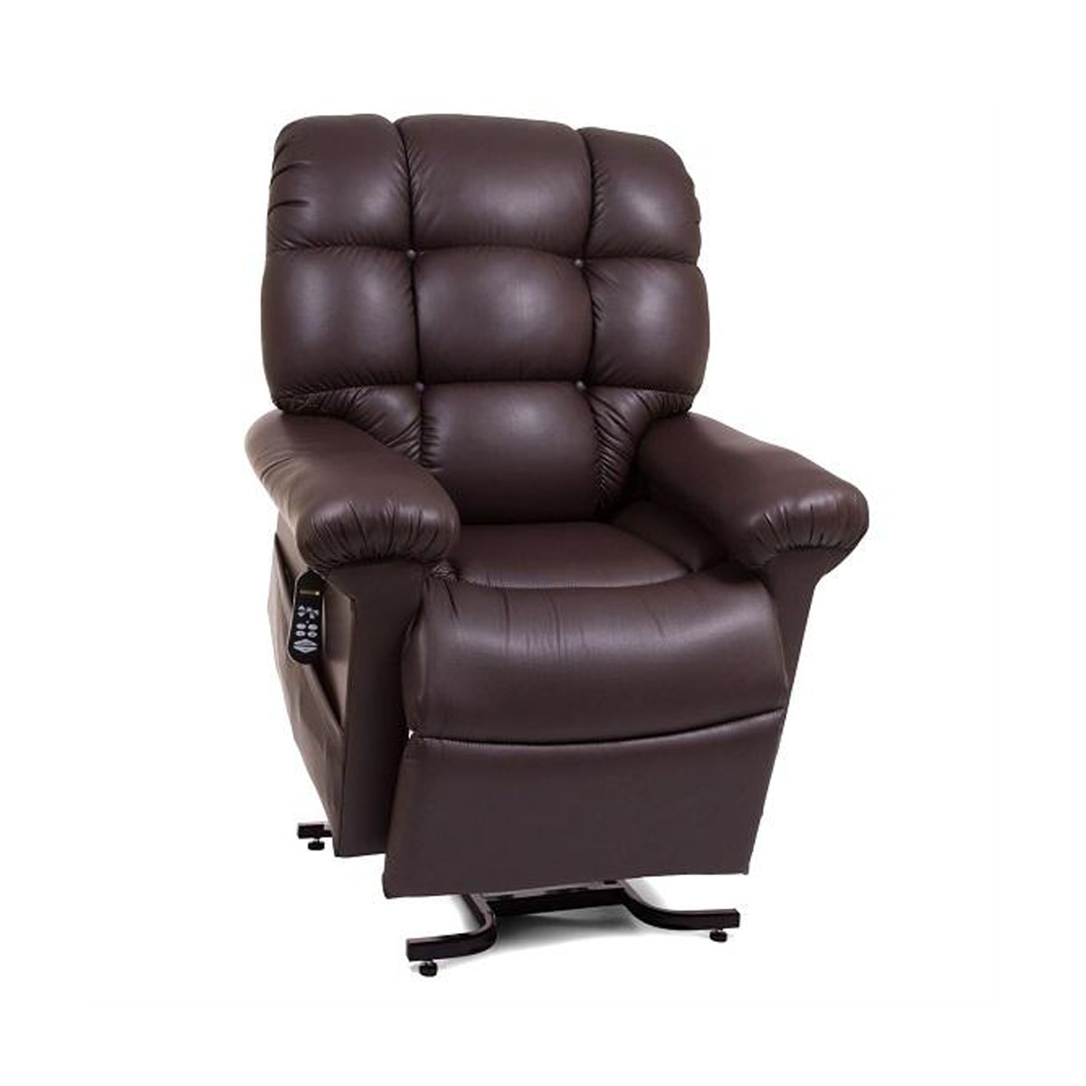 Golden Maxicomfort Cloud 510 lift chair in Brisa coffee bean fabric