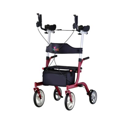 Nova Upright Walker with red frame accents