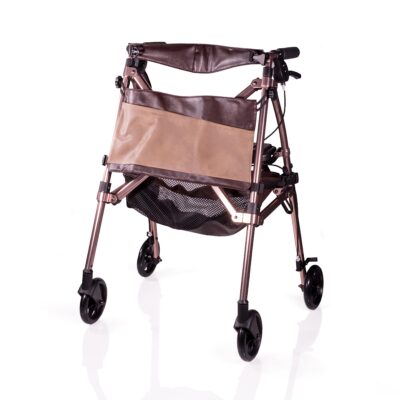 Signature Life Elite Travel Rollator with fabric front