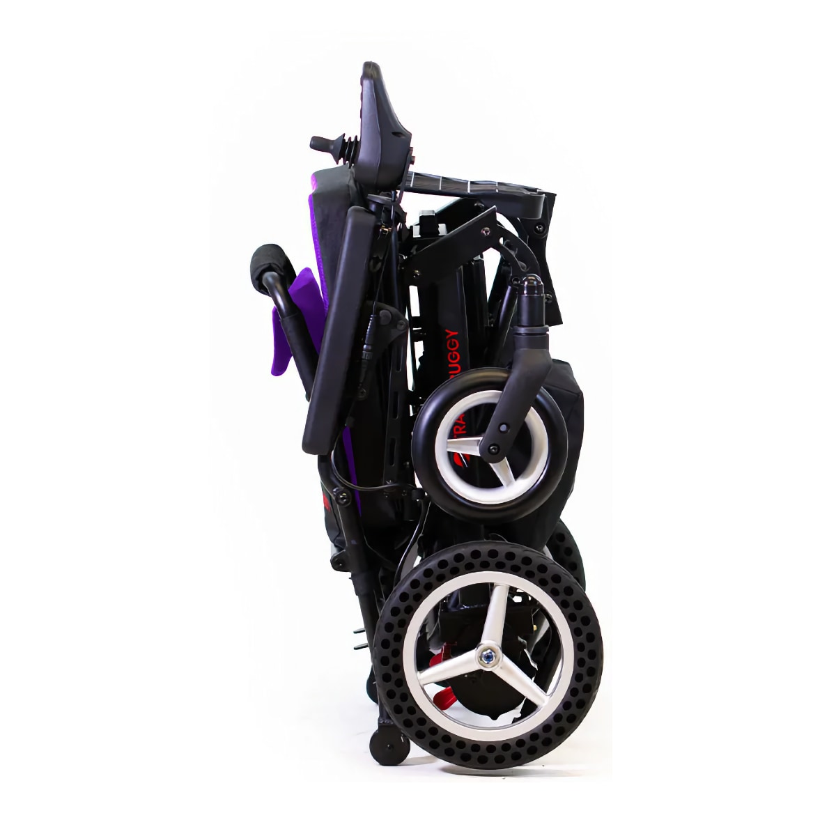 Travel Buggy Dash power wheelchair folded