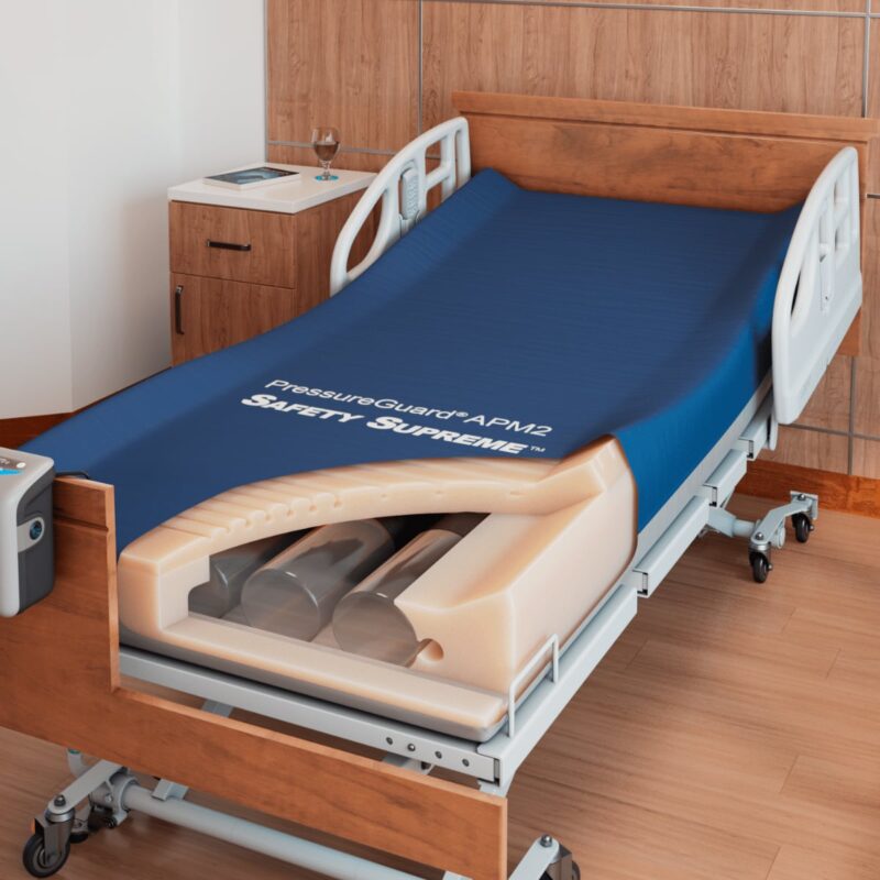 Elite air mattress system for hospital beds